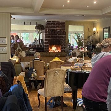 Restaurant, Kamin, Atmosphäre